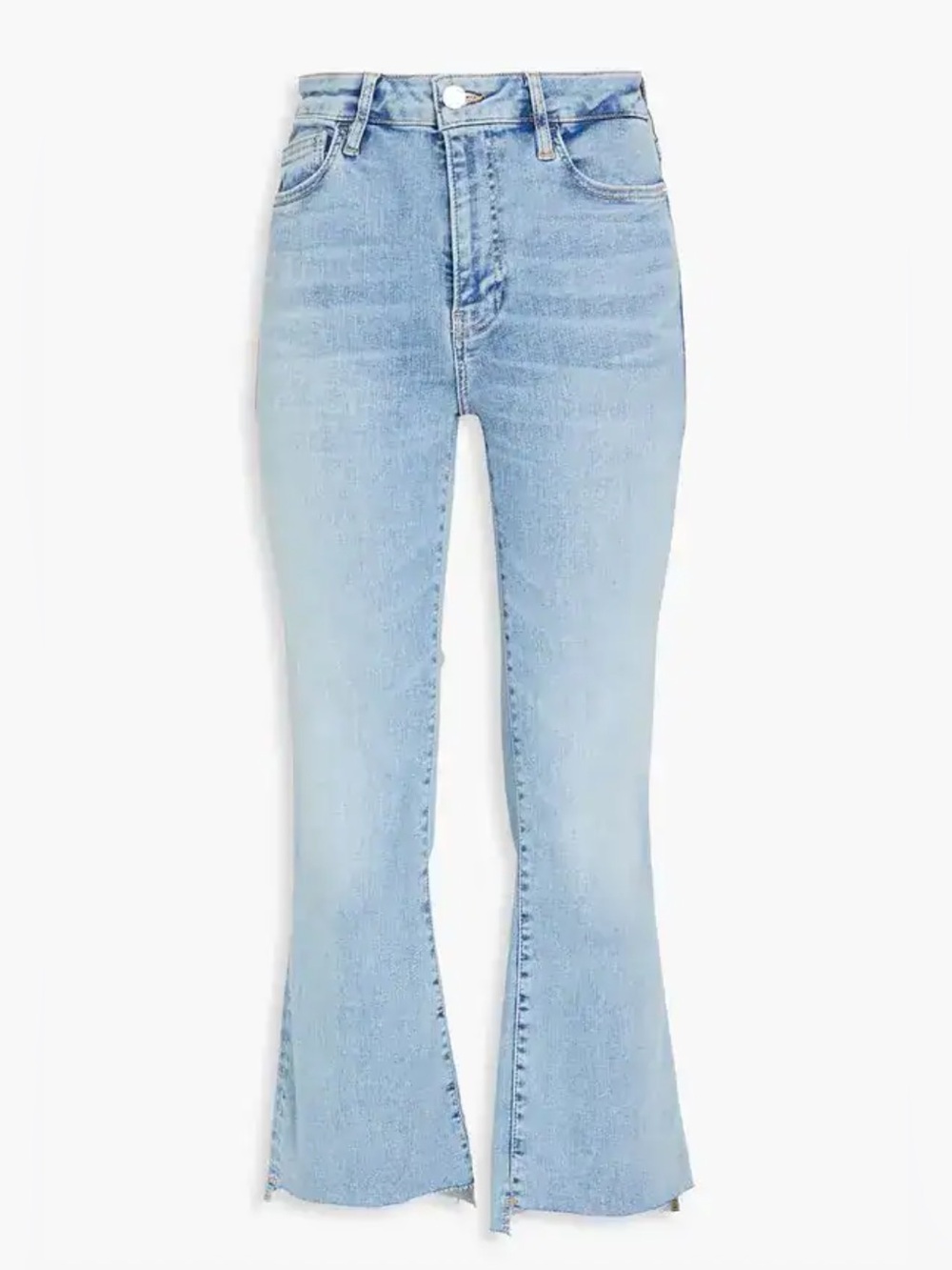 Frame Denim Crop Mini Bootcut Jeans - Light Wash - Women’s 24